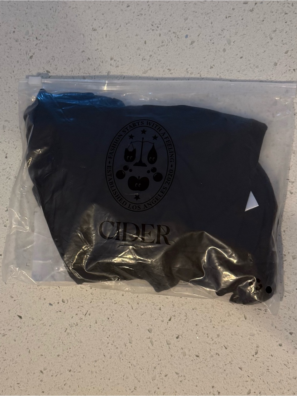Cider Black Halter V-Neck Crop Top - Picture 2 of 3